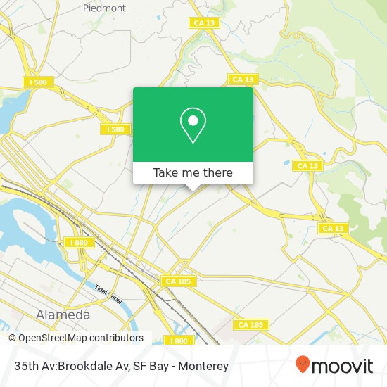 Mapa de 35th Av:Brookdale Av