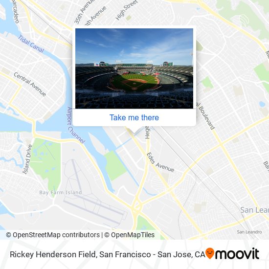 Mapa de Rickey Henderson Field
