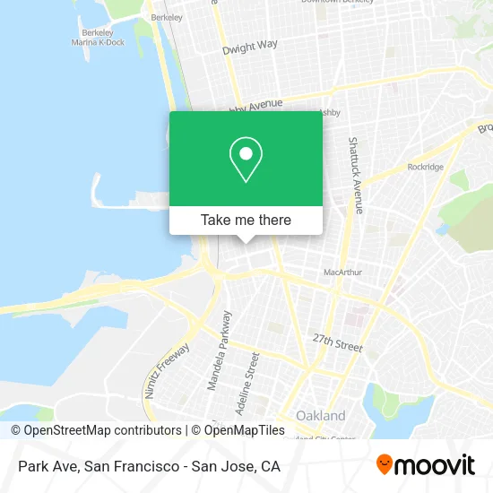 Mapa de Park Ave