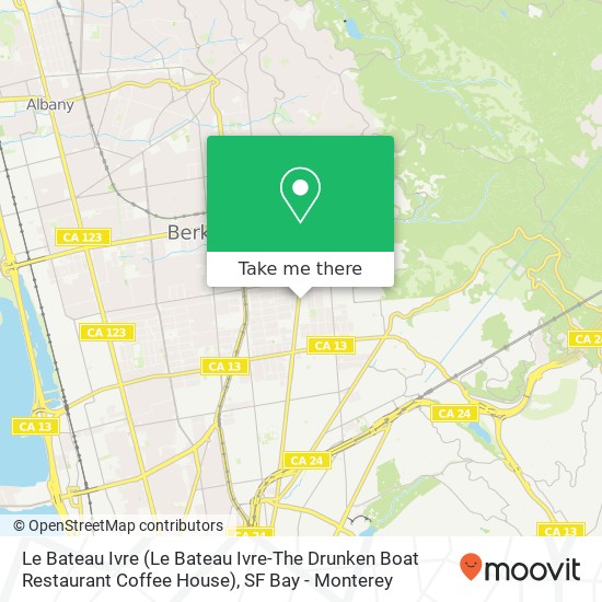 Mapa de Le Bateau Ivre (Le Bateau Ivre-The Drunken Boat Restaurant Coffee House)