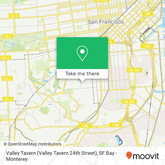 Valley Tavern (Valley Tavern 24th Street) map