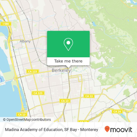 Mapa de Madina Academy of Education