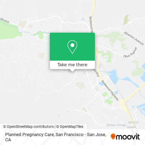 Planned Pregnancy Care map