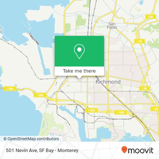 Mapa de 501 Nevin Ave