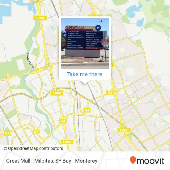 Great Mall - Milpitas map