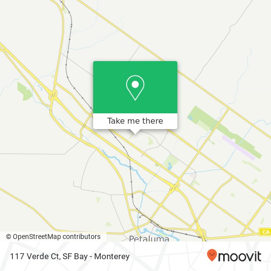 Mapa de 117 Verde Ct