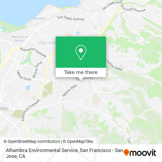 Alhambra Environmental Service map