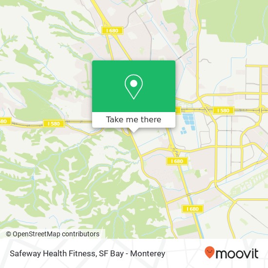 Safeway Health Fitness map