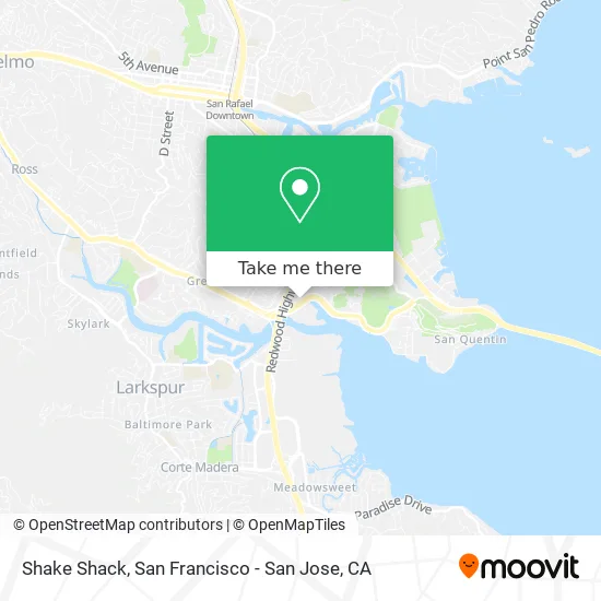 Shake Shack map