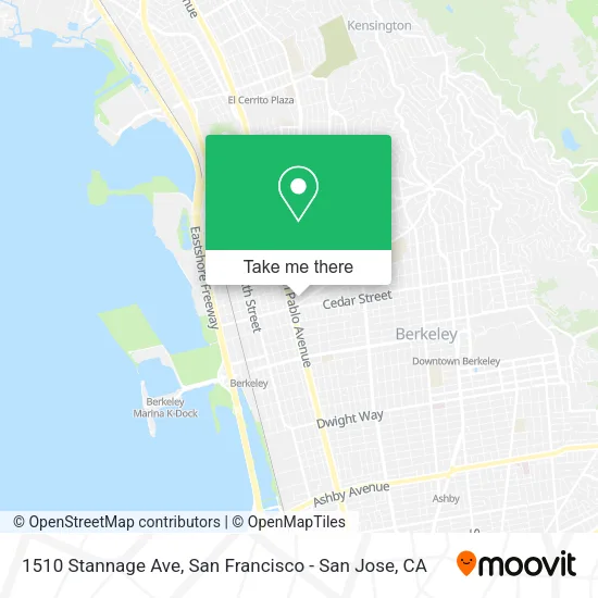 Mapa de 1510 Stannage Ave