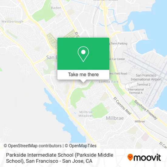 Parkside Intermediate School (Parkside Middle School) map