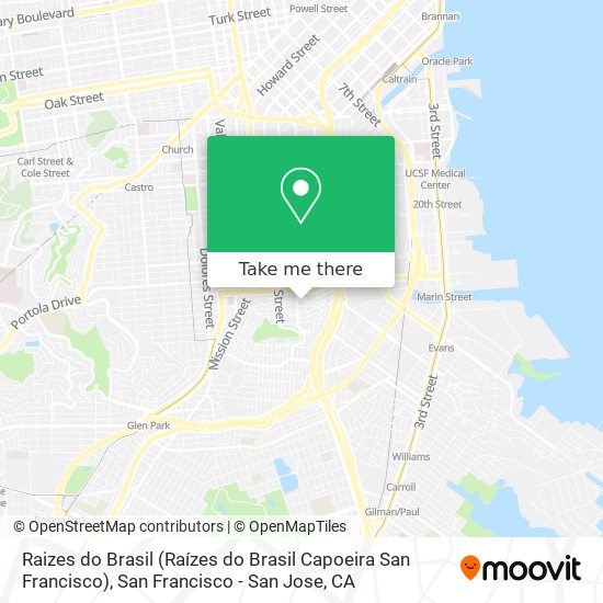 Raizes do Brasil (Raízes do Brasil Capoeira San Francisco) map