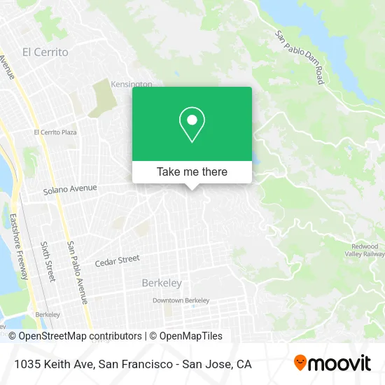Mapa de 1035 Keith Ave