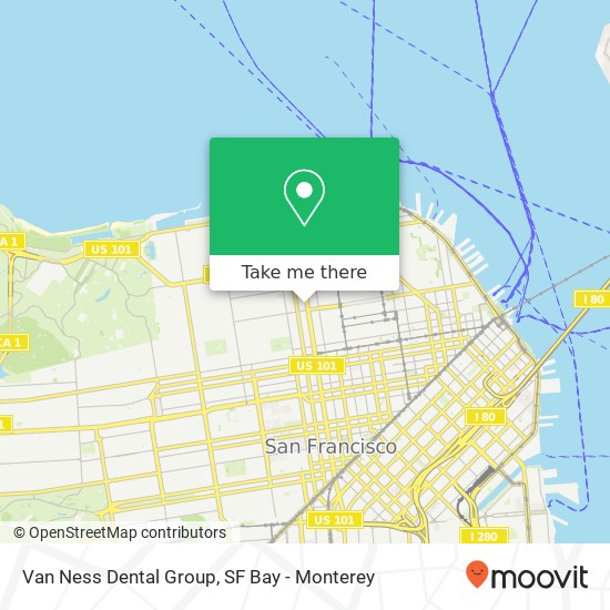 Van Ness Dental Group map