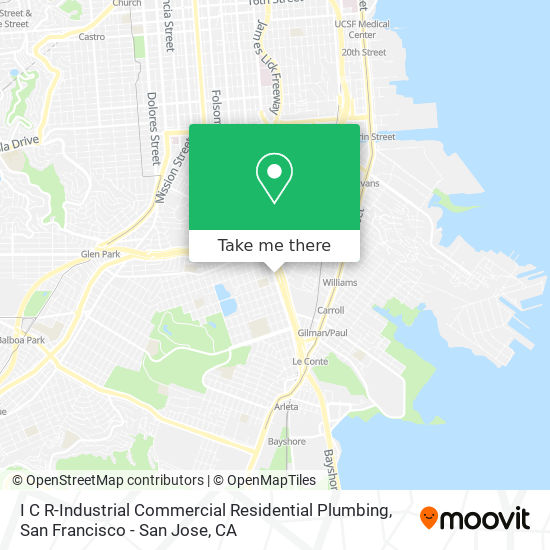 Mapa de I C R-Industrial Commercial Residential Plumbing