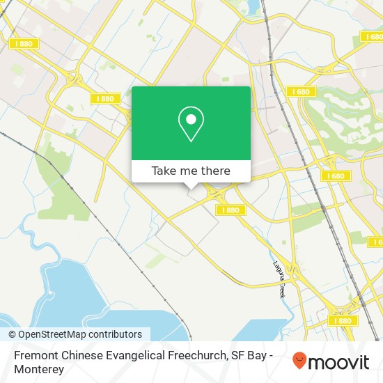 Fremont Chinese Evangelical Freechurch map