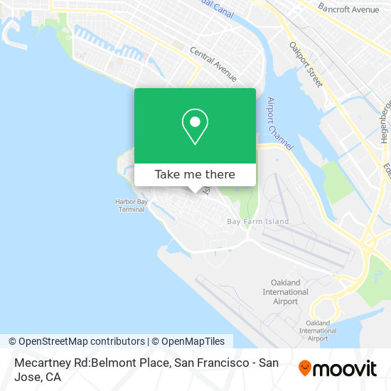 Mecartney Rd:Belmont Place map