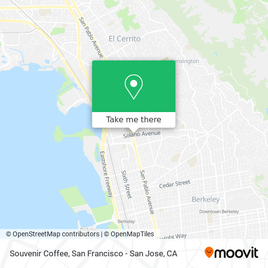 Souvenir Coffee map