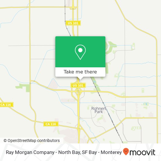 Mapa de Ray Morgan Company - North Bay