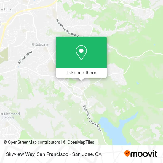 Skyview Way map