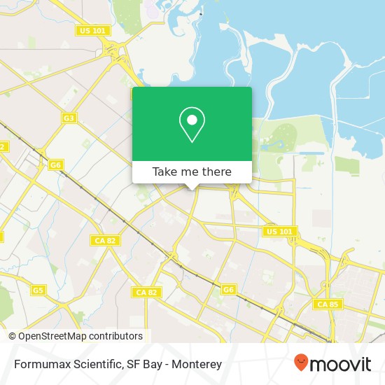 Mapa de Formumax Scientific