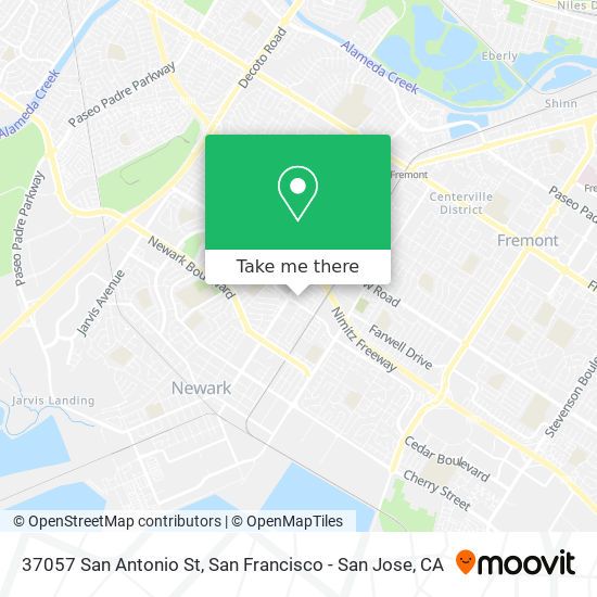 Mapa de 37057 San Antonio St