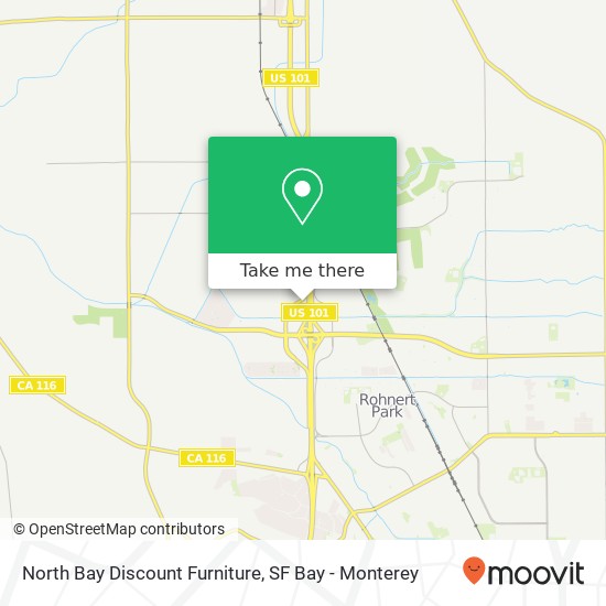 North Bay Discount Furniture map