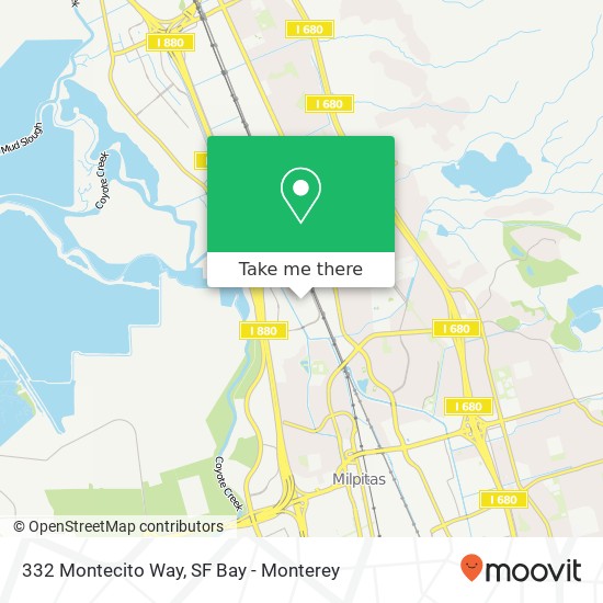 332 Montecito Way map