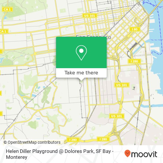 Helen Diller Playground @ Dolores Park map