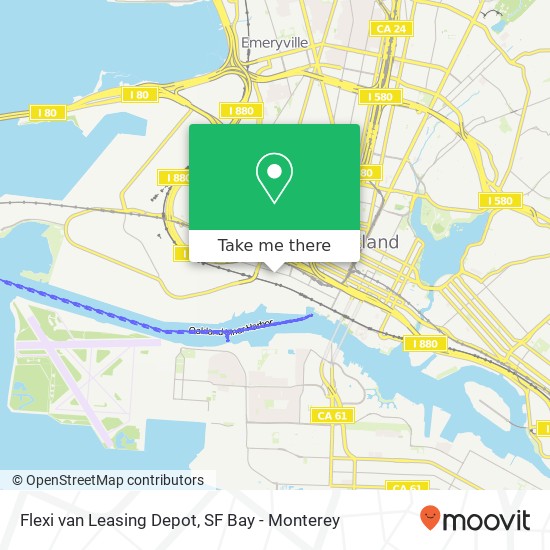 Flexi van Leasing Depot map