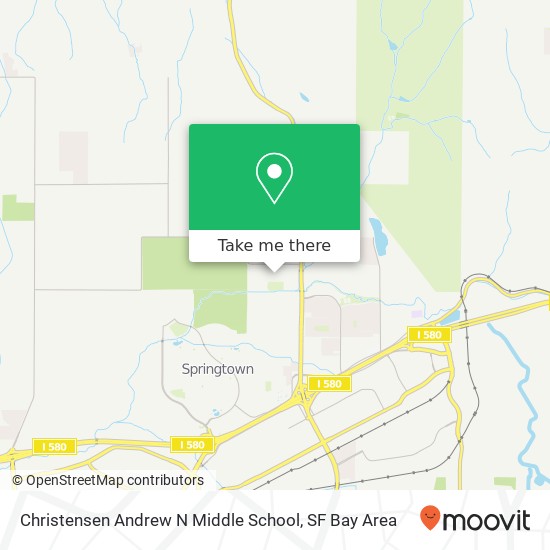 Christensen Andrew N Middle School map