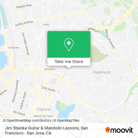 Jim Steinke Guitar & Mandolin Lessons map