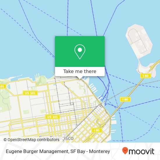 Mapa de Eugene Burger Management