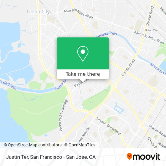 Justin Ter map