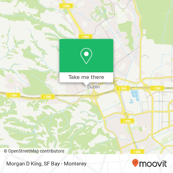 Morgan D King map