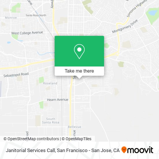 Janitorial Services Call map