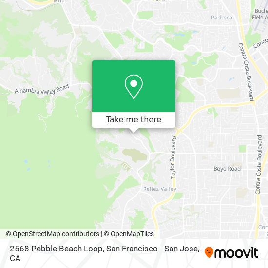 2568 Pebble Beach Loop map