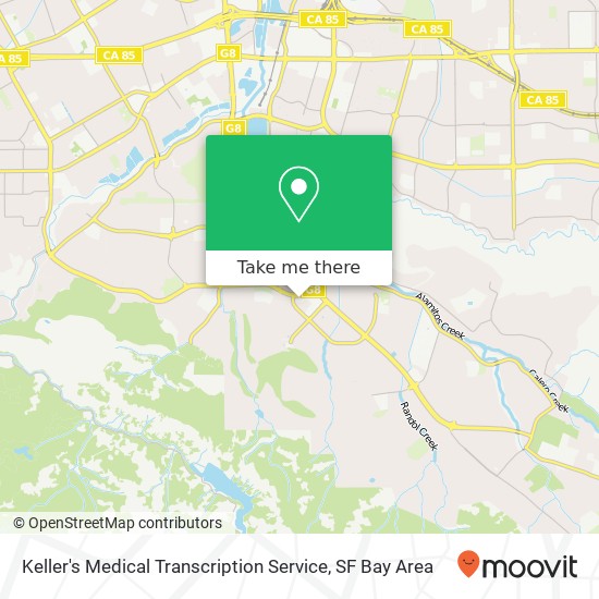 Mapa de Keller's Medical Transcription Service