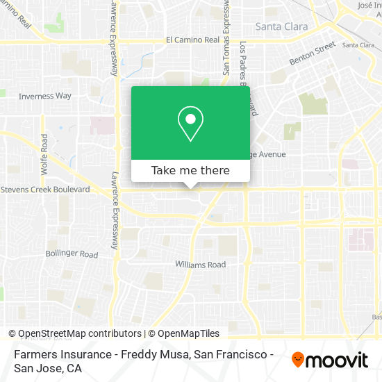 Mapa de Farmers Insurance - Freddy Musa