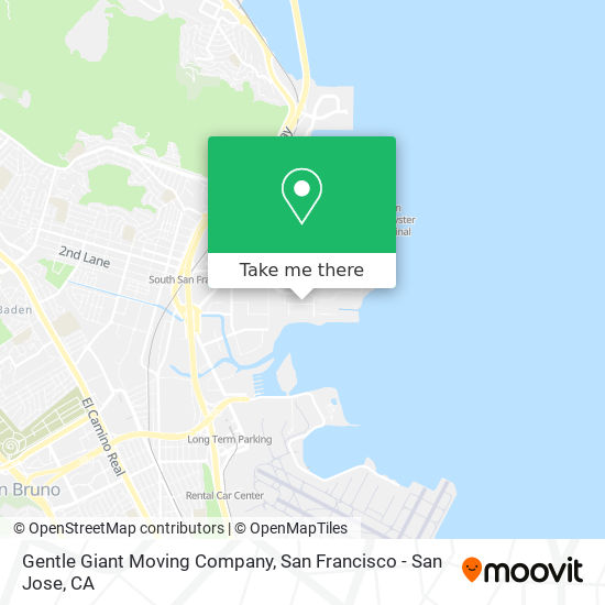 Gentle Giant Moving Company map