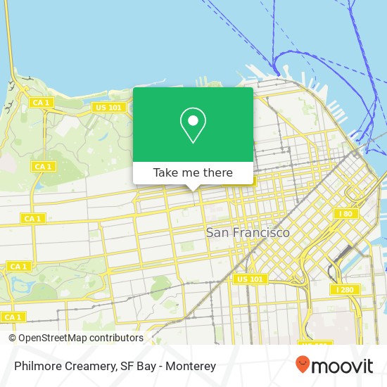 Mapa de Philmore Creamery