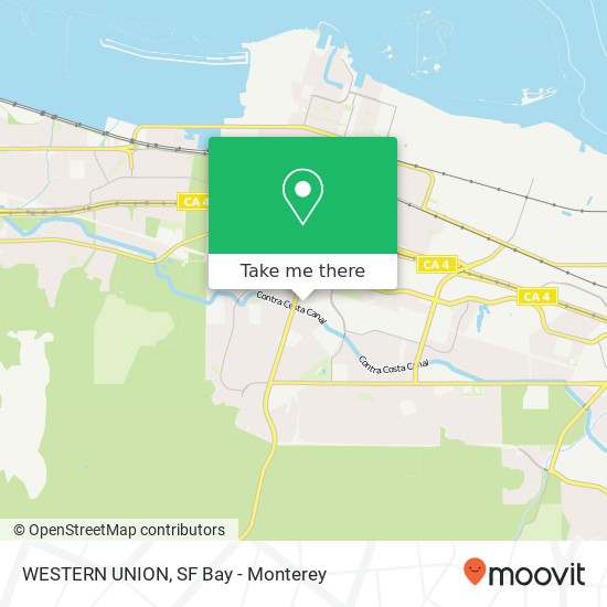 WESTERN UNION map