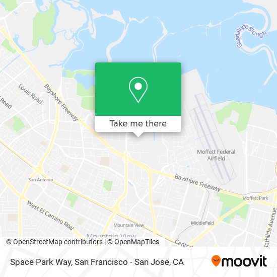 Space Park Way map