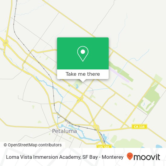 Mapa de Loma Vista Immersion Academy