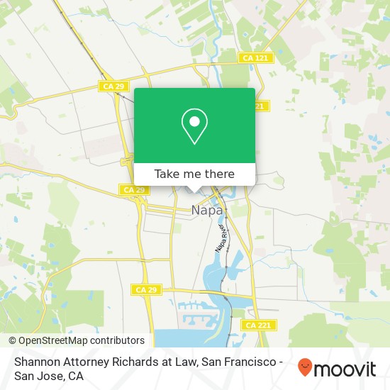 Shannon Attorney Richards at Law map