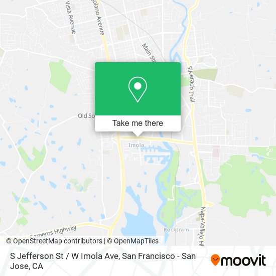 Mapa de S Jefferson St / W Imola Ave