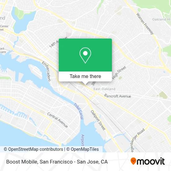 Boost Mobile map