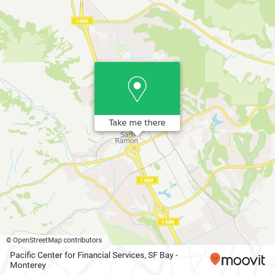 Pacific Center for Financial Services map