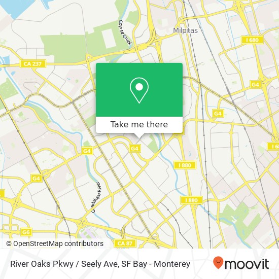 River Oaks Pkwy / Seely Ave map