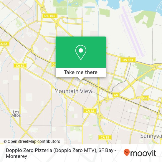 Doppio Zero Pizzeria (Doppio Zero MTV) map
